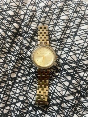 Michael Kors Gold and Champagne Women's Link Bracelet Watch